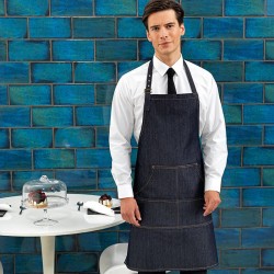 Plain Jeans stitch bib apron Premier 265 GSM